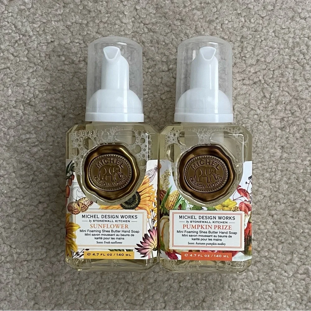 Michel Design Works Mini Foaming Hand Soap Set: Sunflower + Pumpkin Prize